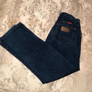 Woman’s straight leg Wranglers